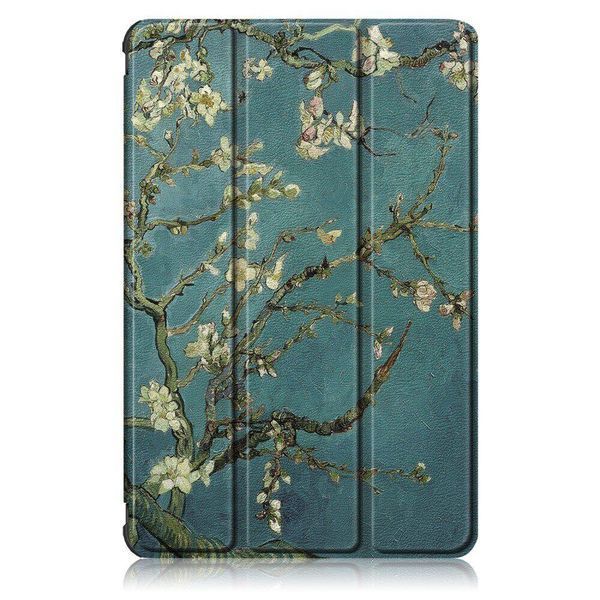 Чохол книжка Crazy Horse для Samsung Galaxy Tab S8 Plus / Tab S7 FE (12.4") / flowers 093932 фото