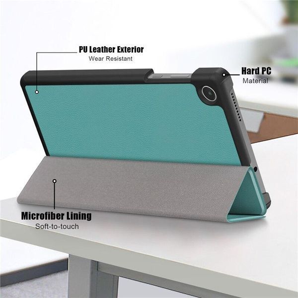 Шкіряний чохол книжка Crazy Horse для Lenovo Tab M8 4th Gen чорний 090060 фото