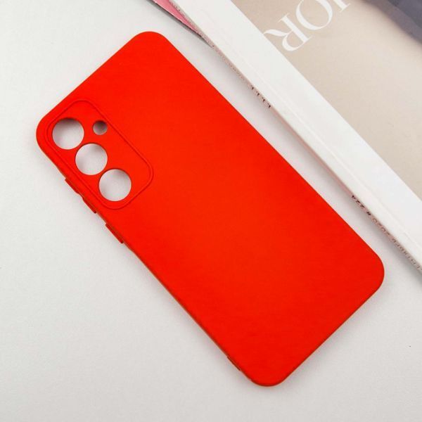 Чохол накладка TPU Liquid Silk для Samsung Galaxy S24 FE / червоний 201169 фото