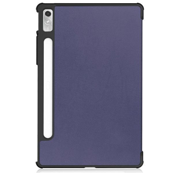 Шкіряний чохол книжка Crazy Horse для Lenovo Tab P11 Pro 2nd Gen синій 093981 фото