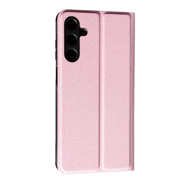 Шкіряний чохол книжка Fibra case на Samsung Galaxy M15 (5G) / рожевий 096987 фото