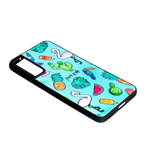 Чохол силіконовий Summer Hits для Samsung Galaxy S21 FE (на самсунг із21 фе) тропік 086037 фото