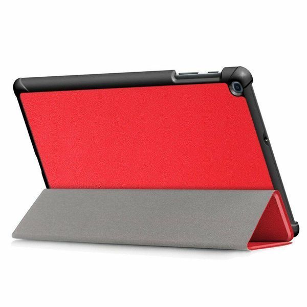 Кожаный чехол книжка Crazy Horse на планшет Samsung Galaxy Tab A 10.1" (T510 / T515) / красный 098895 фото