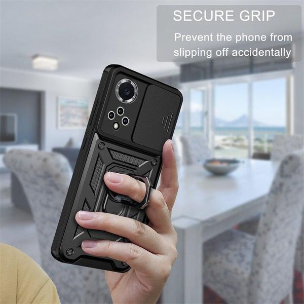 PC + TPU чехол Camshield armor для Huawei Nova 9 / черный 89458 фото