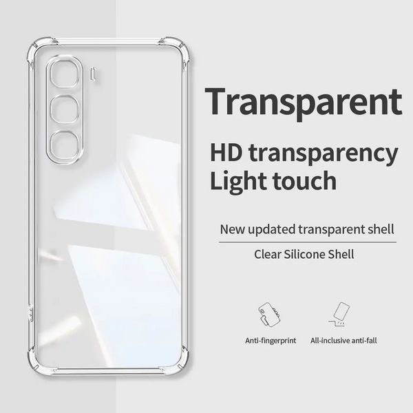 Чехол накладка WXD для Infinix Hot 60i (X6728) / прозрачный 100191 фото