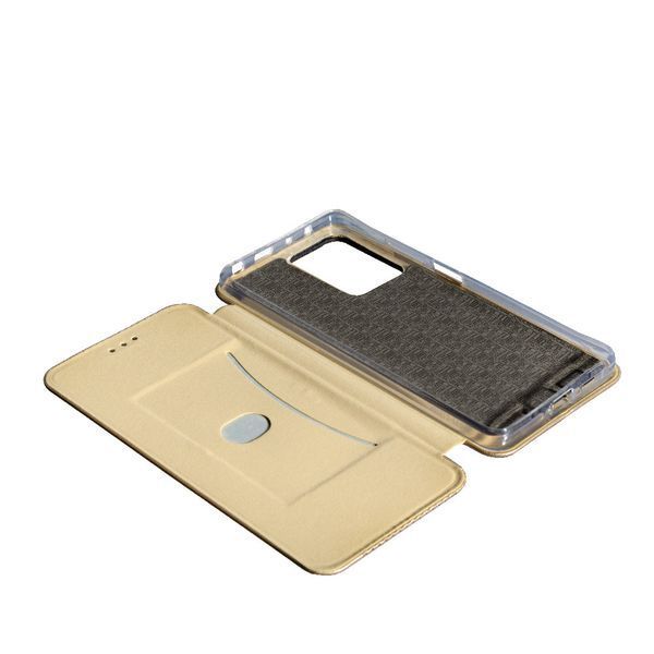 Шкіряний чохол книжка New Book на Xiaomi Redmi Note 12 Pro Plus золотистий 090356 фото