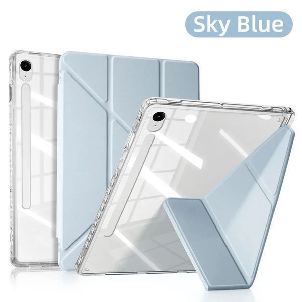 Чохол книжка Transparent Origami на Samsung Galaxy Tab S11 (11") / блакитний 100691 фото