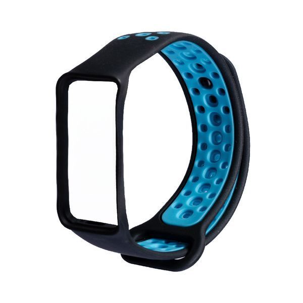 Ремінець Nike на Redmi Smart Band 2 Black and Blue 89256 фото