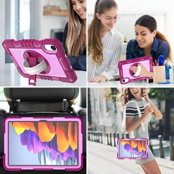 Чехол Carbon Armor Cover Tablet на Xiaomi Redmi Pad 2 (11") / малиновый 100952 фото