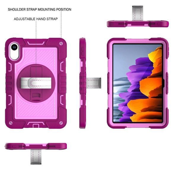 Чехол Carbon Armor Cover Tablet на Xiaomi Redmi Pad 2 (11") / малиновый 100952 фото
