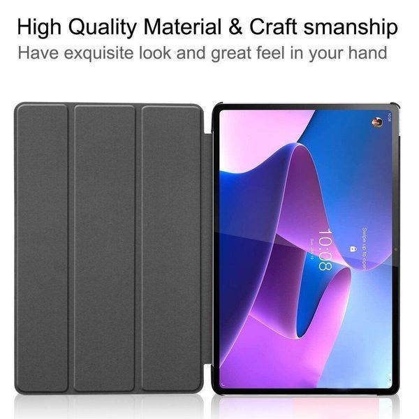 Шкіряний чохол книжка Crazy Horse для Lenovo Tab P12 Pro (12.6") / червоний 093857 фото