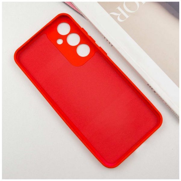 Чохол накладка TPU Liquid Silk для Samsung Galaxy S24 FE / червоний 201169 фото