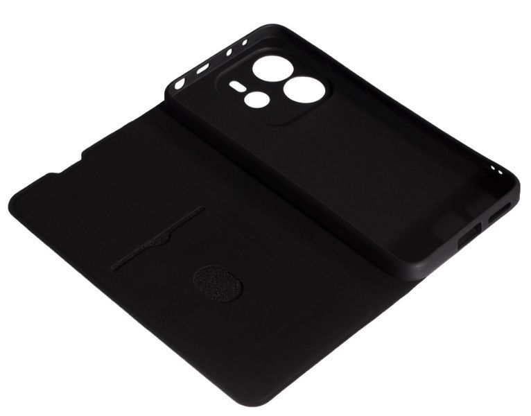 Шкіряний чохол-книжка Fibra case на Xiaomi Redmi Note 14 (4G) / червоний 203039 фото