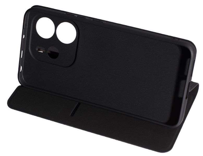 Шкіряний чохол-книжка Fibra case на Xiaomi Redmi Note 14 (4G) / червоний 203039 фото