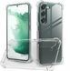 Чехол WXD силиконовый противоударный для Samsung Galaxy S23 FE / прозрачный 093563 фото 1