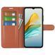 Шкіряний чохол-книжка Lichee для ZTE blade A53 коричневий 093058 фото 3