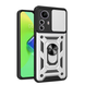 PC + TPU чехол Camshield armor для Xiaomi Redmi Note 12S / серебристый 089407 фото 1