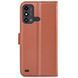 Шкіряний чохол-книжка Lichee для ZTE blade A53 коричневий 093058 фото 5