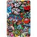 Кожаный чехол книжка Crazy Horse для Lenovo Tab K11 Plus (11.45") / graffiti 097432 фото 3