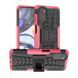 PC + TPU чохол Armor на Motorola G22 рожевий 89508 фото 1
