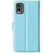 Чехол книжка Lichee для Nokia C32 голубой 89910 фото 4