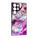 TPU чохол Marble Ultraviolet для Samsung Galaxy S23 Ultra Dark Purple 088606 фото 1