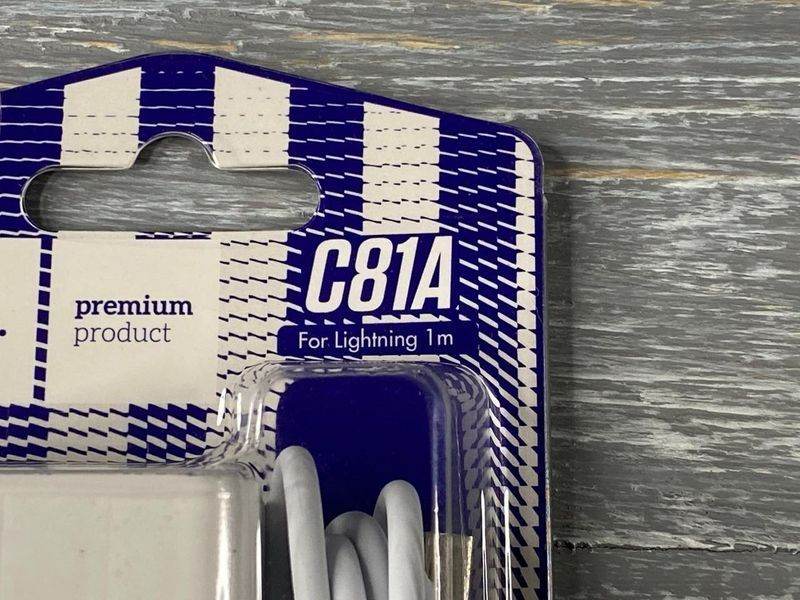 СЗП Hoco C81A з кабелем Lightning (1USB, 2.1А) 1 м 82689 фото