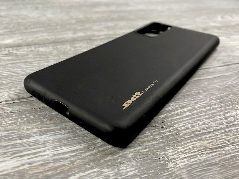 TPU чохол Smitt накладка бампер для Samsung Galaxy S20 FE чорний 084242 фото