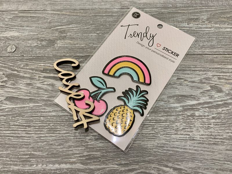 Набір декоративних наклейок Trendy Sticker (100 на 124 мм) 17402 фото