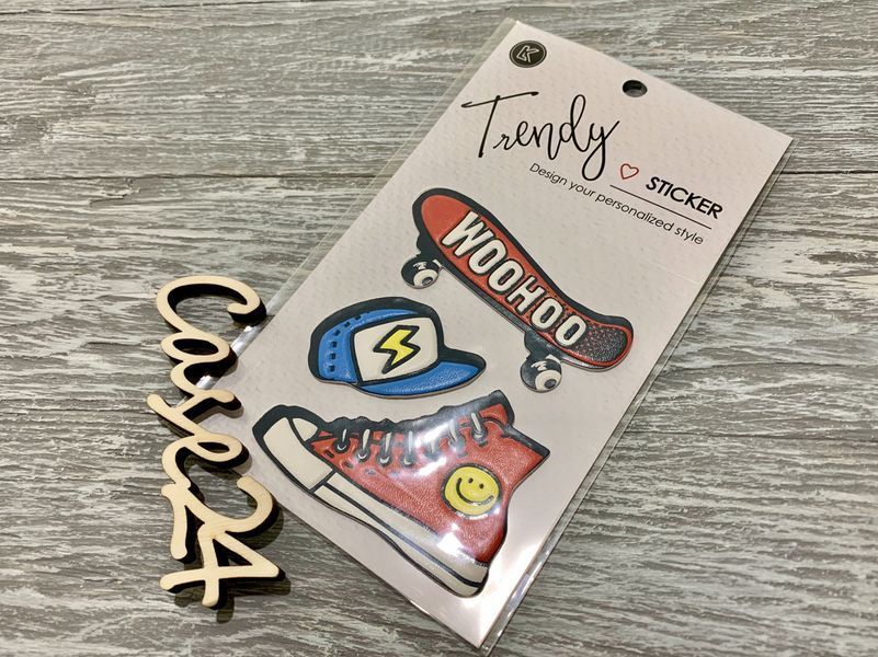 Набір декоративних наклейок Trendy Sticker (100 на 124 мм) 17402 фото
