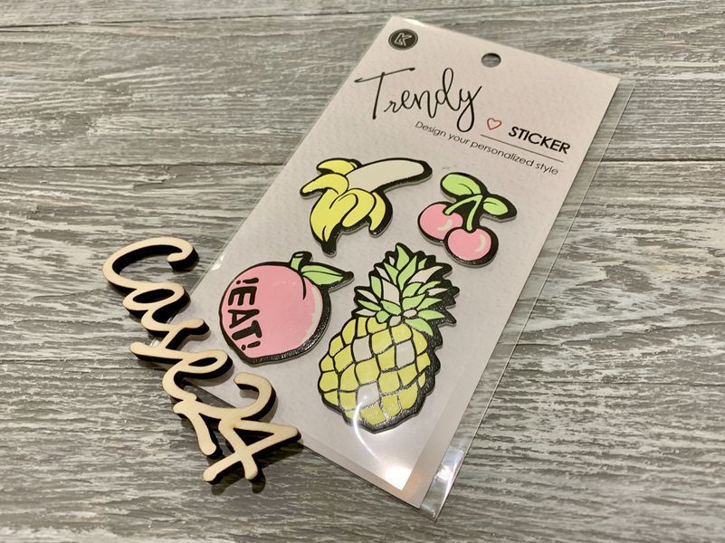 Набір декоративних наклейок Trendy Sticker (100 на 124 мм) 17402 фото