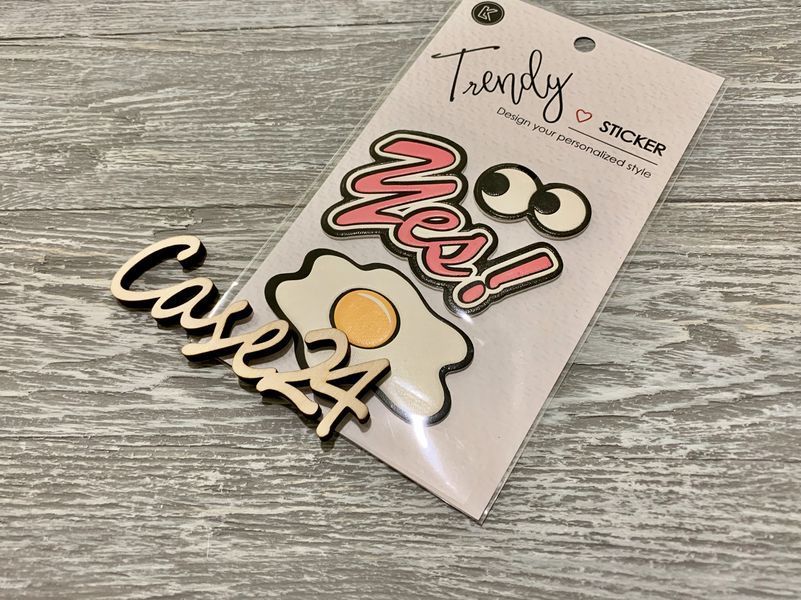 Набір декоративних наклейок Trendy Sticker (100 на 124 мм) 17402 фото