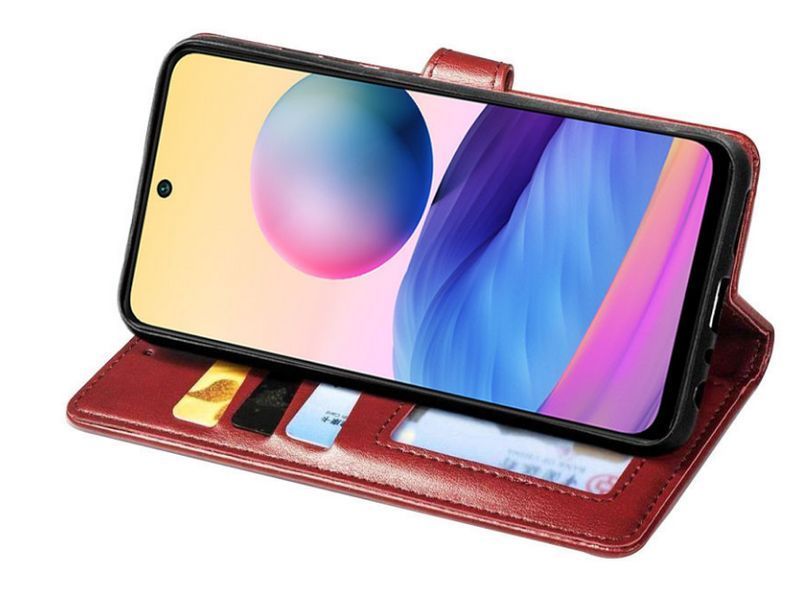 Шкіряний чохол книжка Galant Book для Motorola G06 Power / червоний 204300 фото