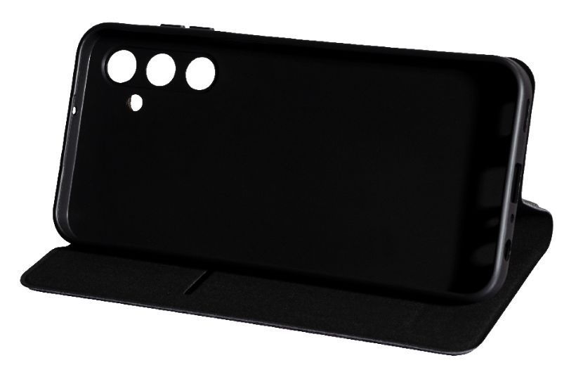 Шкіряний чохол-книжка Fibra case на Samsung Galaxy A25 / сірий 095811 фото