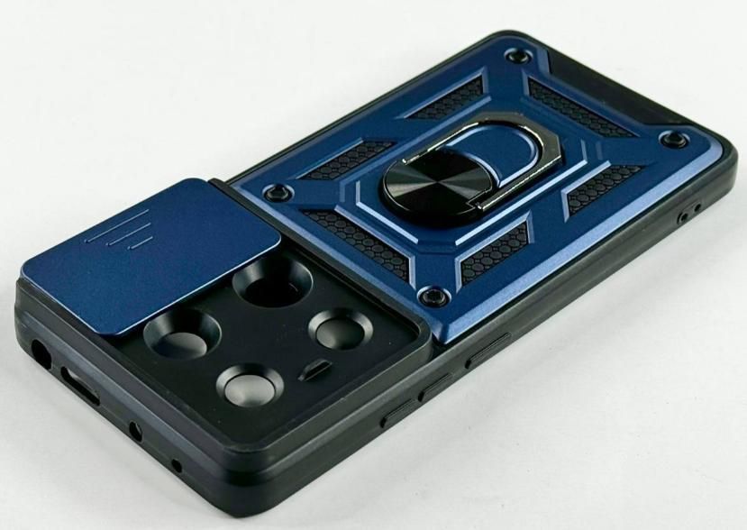 PC + TPU чехол Camshield armor на Xiaomi Redmi Note 13 Pro (4G) / синий 095955 фото