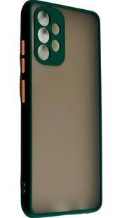 TPU чехол накладка Matte Color Case для Samsung Galaxy A33 темно-зеленый 092485 фото