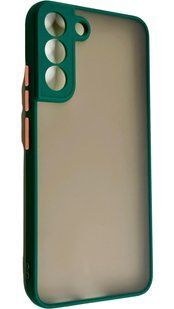 TPU чохол накладка Matte Color Case для Samsung Galaxy S22 Plus темно-зелений 092185 фото