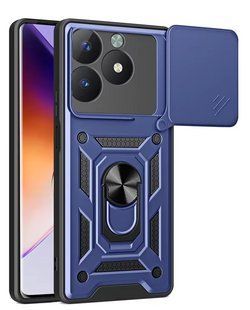 PC + TPU чехол Camshield Armor для Realme C61 (RMX3930) / синий 097662 фото