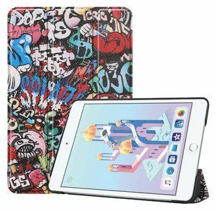 Чохол книжка Crazy Horse на планшет iPad mini 4 (7.9") 2015 / graffiti 202945 фото