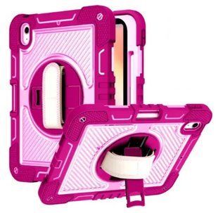 PC + TPU чехол Carbon Armor Cover Tablet на Samsung Galaxy Tab S11 (11") / малиновый 100598 фото