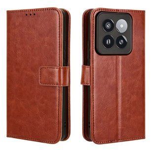 Чохол книжка Book case для Xiaomi 14T Pro / коричневий 201958 фото