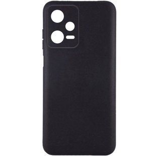 TPU матовый чехол для Xiaomi Redmi Note 12 Pro 5G черный 091278 фото
