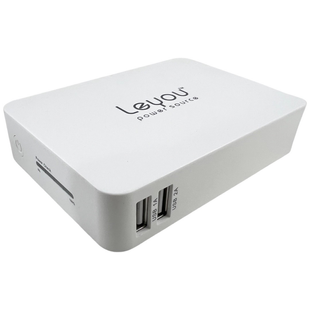 Внешний аккумулятор Power Bank Leyou LY-900 2A 2USB 11200mAh белый 085284 фото