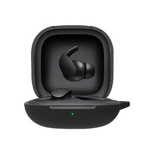 Силіконовий чохол із карабіном для Beats Fit Pro чорний 89679 фото