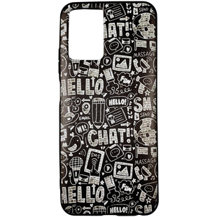 Чехол Print на ZTE Blade V30 Vita (на зте блейд в30 вита) Chat! Hello! 084649 фото