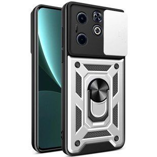 PC + TPU чохол Camshield armor для Infinix Smart 8 / сріблястий 094587 фото