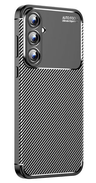 TPU чохол накладка Autofocus для Samsung Galaxy A35 / чорний 201779 фото