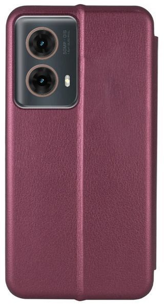 Чохол книжка Elegant book для Motorola G85 (5G) / бордовий 202515 фото