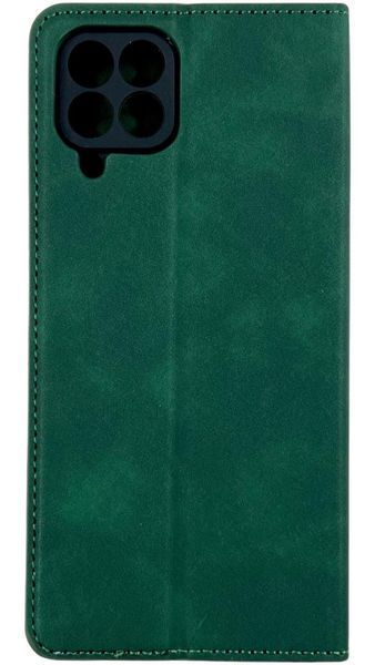 Шкіряний чохол-книжка Amsterdam на Samsung Galaxy M53 зелений 088057 фото
