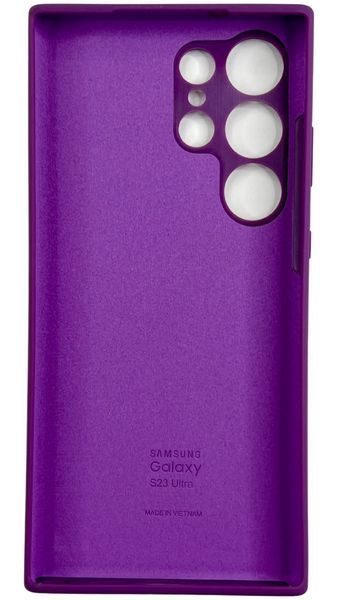 Чохол Soft touch на Samsung Galaxy S23 Ultra / баклажановий 087754 фото